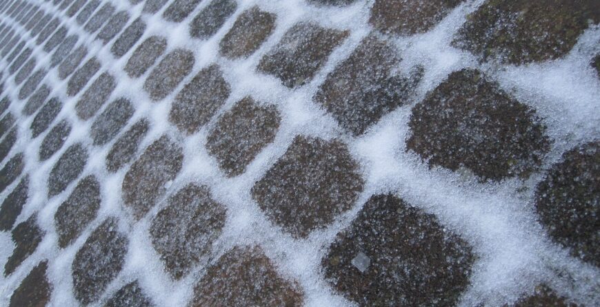 Paving in Winter