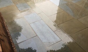 Scoutmoor Yorkstone paving, East London Scoutmoor Yorkstone paving, East London